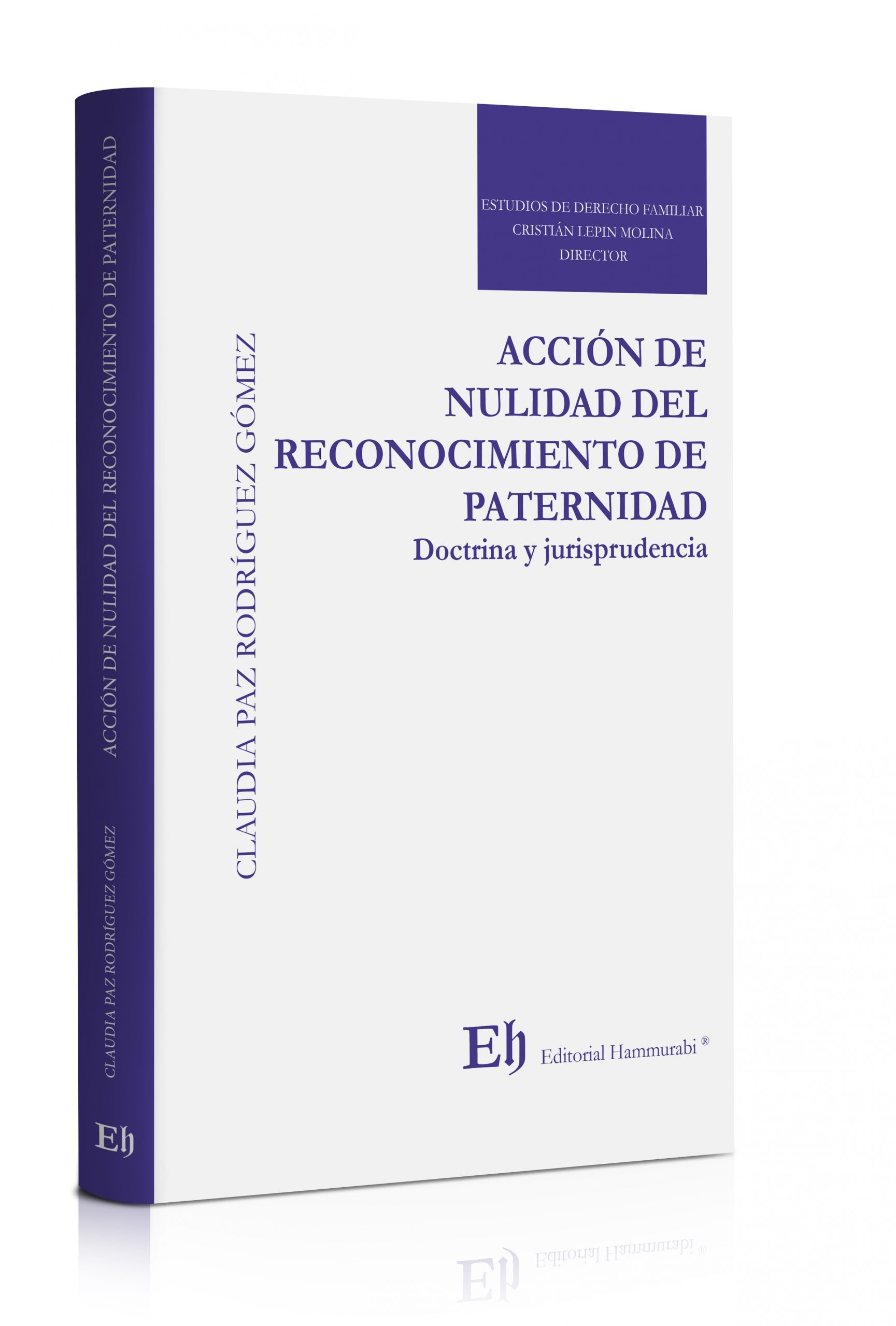 9789560914194 ACCION DE NULIDAD DEL RECONOCIMIENTO DE PATERNIDAD DOCTRINA Y JURISPRUDENCIA - Imagen 1
