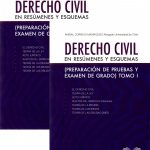 DERECHO CIVIL EN RESÚMENES Y ESQUEMAS - PREPARACIÓN DE PRUEBAS Y EXAMEN DE GRADO 2 TOMOS.