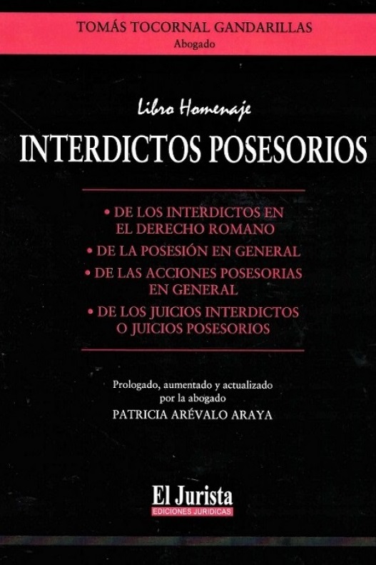 9789563670752 INTERDICTOS POSESORIOS / LIBRO HOMENAJE - Imagen 1