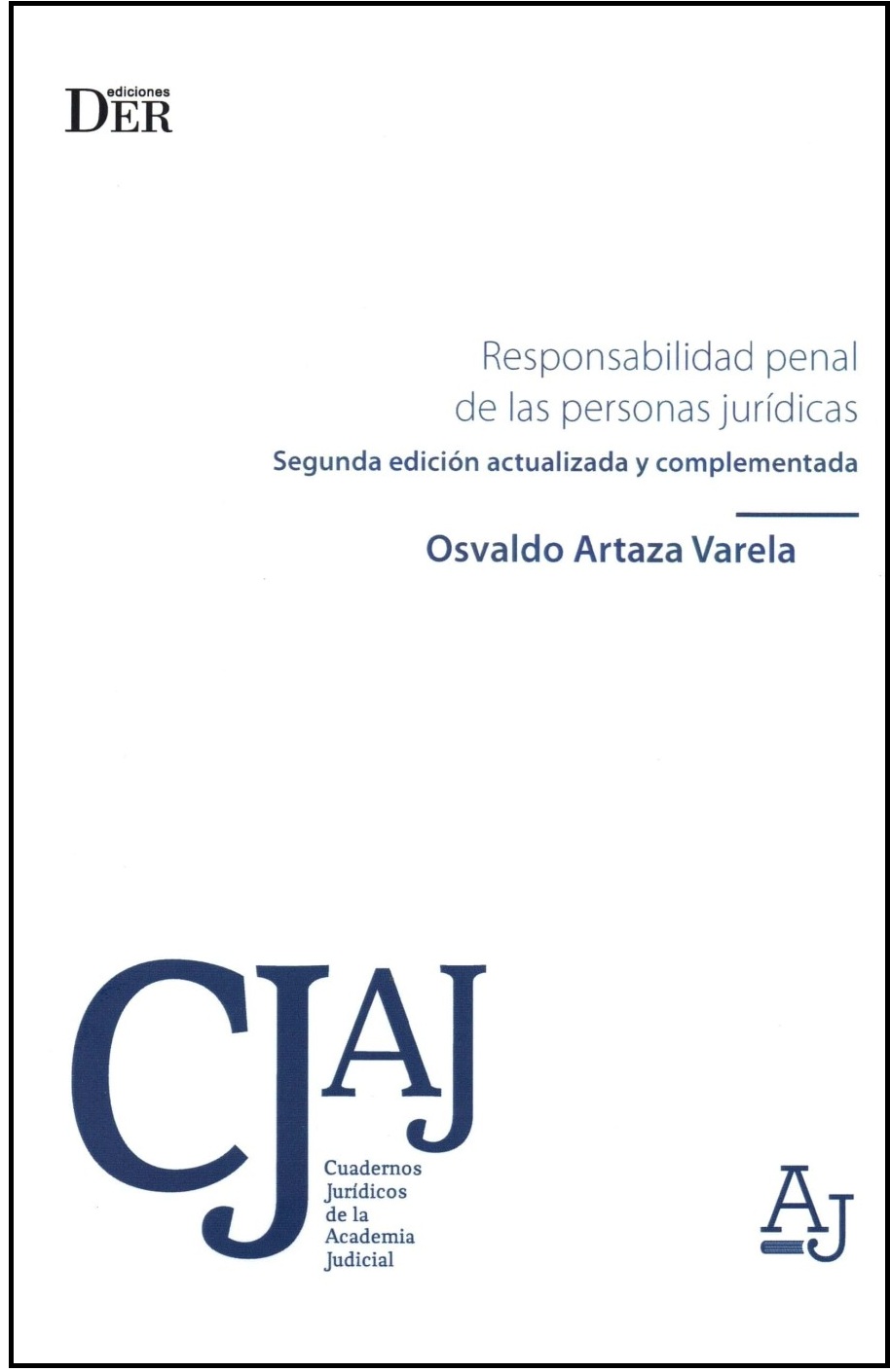 9789564052281 RESPONSABILIDAD PENAL DE LAS PERSONAS JURÍDICAS - 2DA.EDICIÓN - Imagen 1