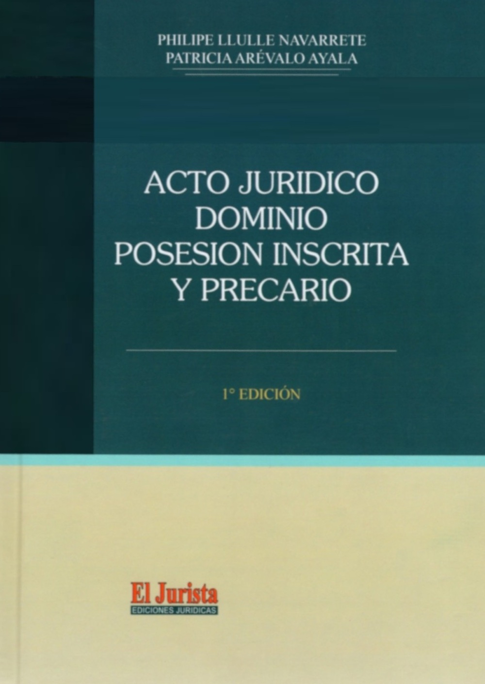 9789563671346 ACTO JURÍDICO, DOMINIO, POSESIÓN INSCRITA Y PRECARIO - Imagen 1