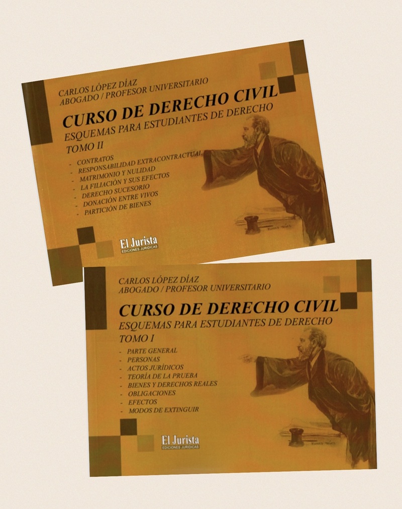 9789568839635 CURSO DE DERECHO CIVIL - ESQUEMAS PARA ESTUDIANTES DE DERECHO 2 TOMOS - Imagen 1