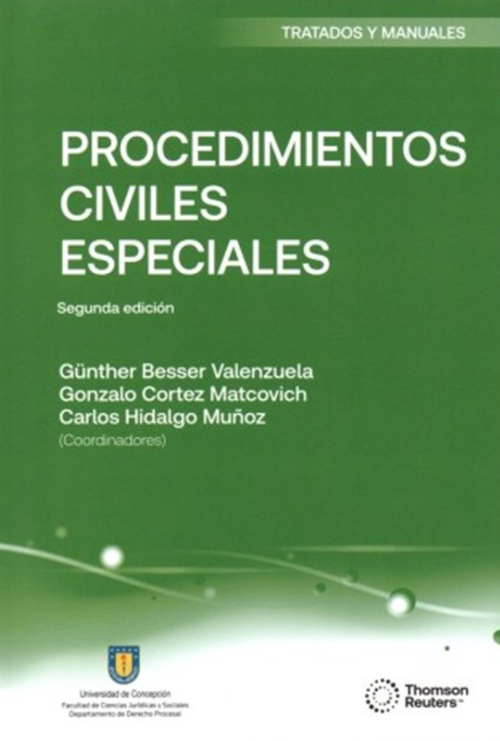 9789564005782 PROCEDIMIENTOS CIVILES ESPECIALES - 2DA. EDICIÓN - Imagen 1